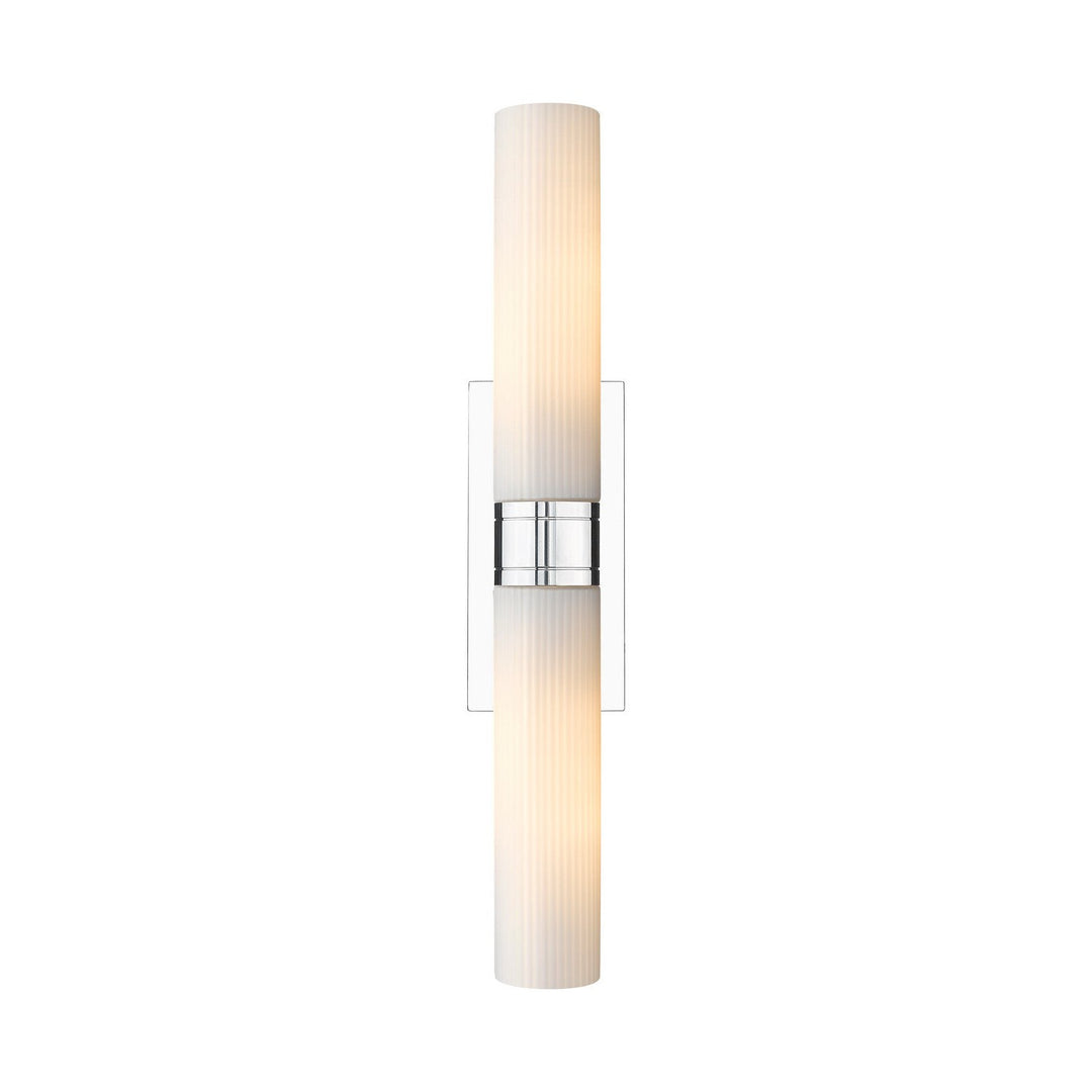 Innovations Downtown Urban 617-2W-PC-G617-11SWH Bath Vanity Light 24 in. wide - Polished Chrome