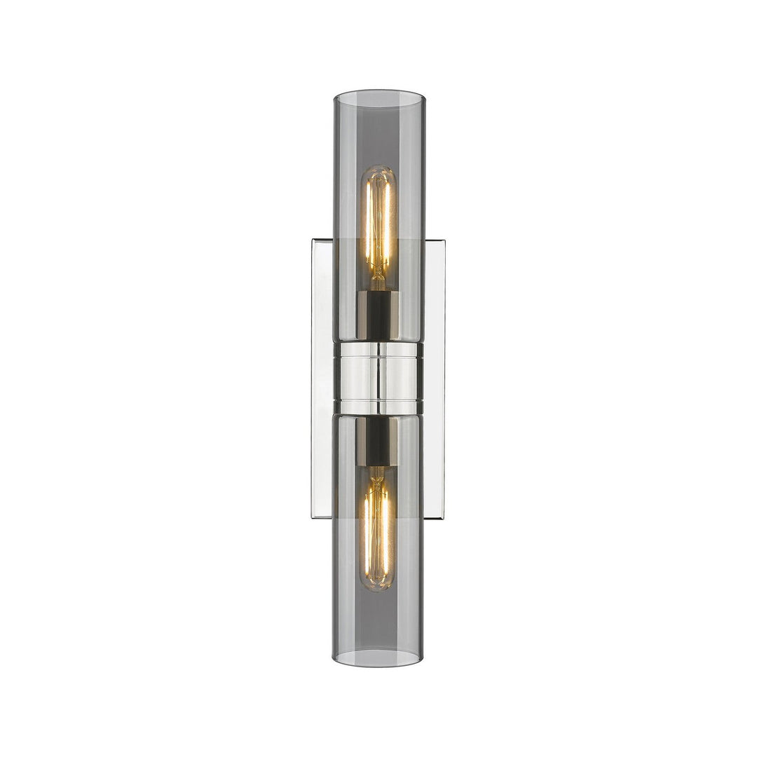 Innovations Downtown Urban 617-2W-PN-G617-8SM Bath Vanity Light 18 in. wide - Polished Nickel