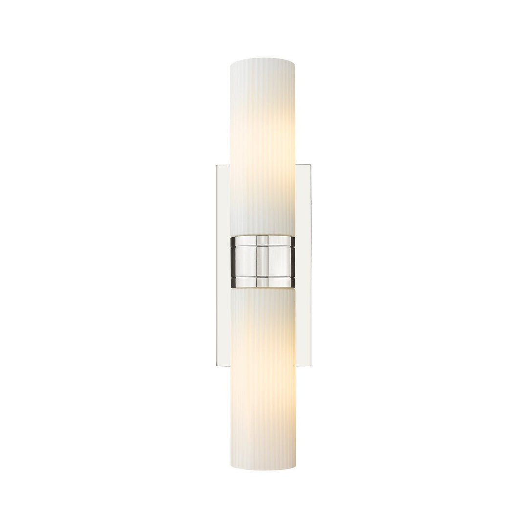 Innovations Downtown Urban 617-2W-PN-G617-8SWH Bath Vanity Light 18 in. wide - Polished Nickel