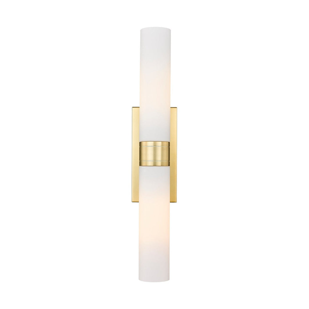 Innovations Downtown Urban 617-2W-SG-G617-11WH Bath Vanity Light 24 in. wide - Satin Gold