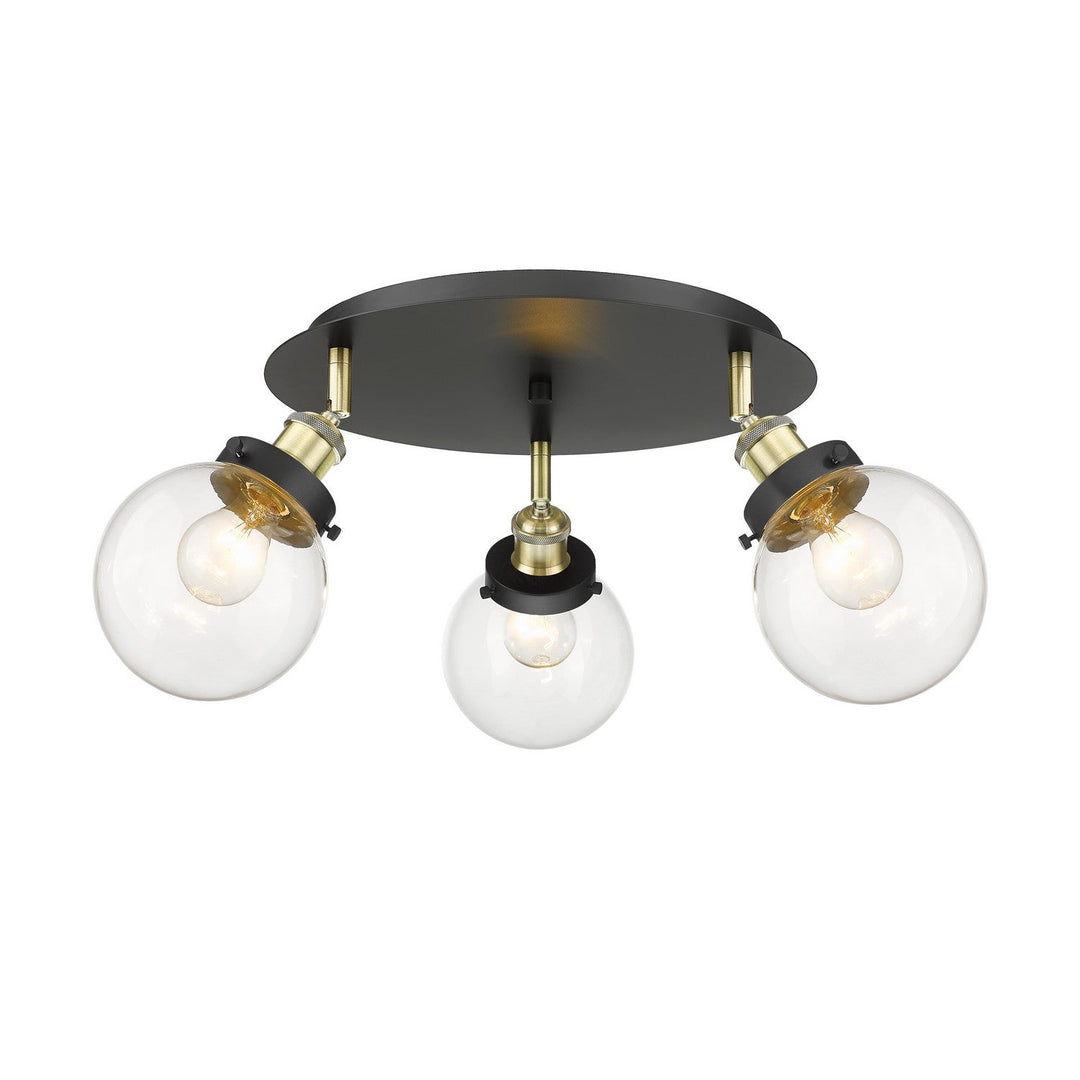 Innovations Downtown Urban 916-3C-BAB-G202-6 Ceiling Light - Black Antique Brass