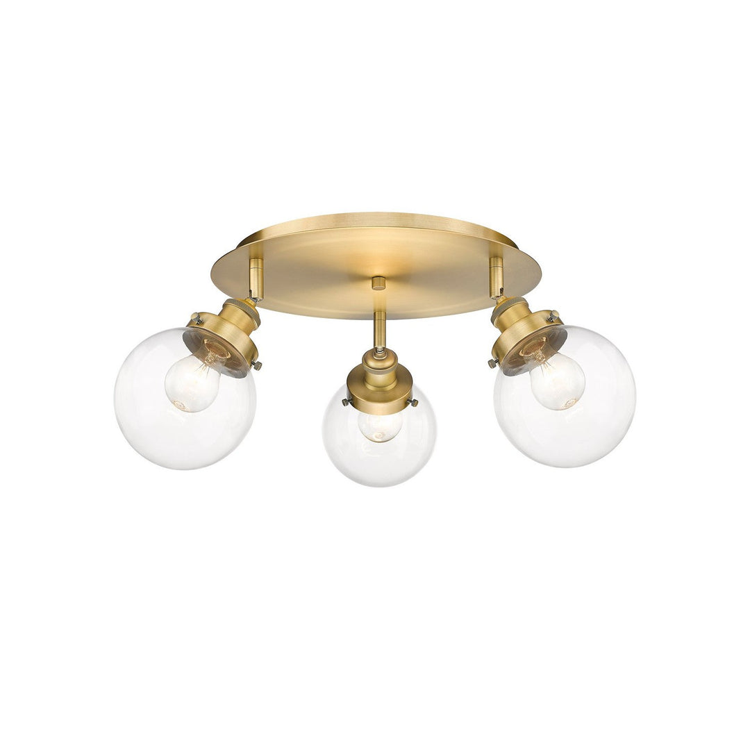Innovations Downtown Urban 916-3C-BB-G202-6 Ceiling Light - Brushed Brass