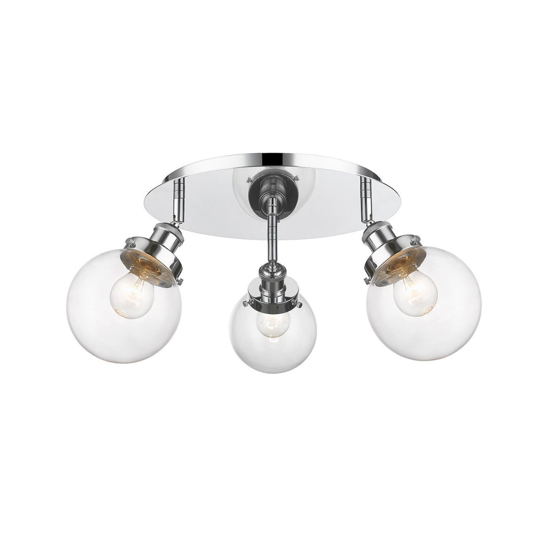 Innovations Downtown Urban 916-3C-PC-G202-6 Ceiling Light - Polished Chrome