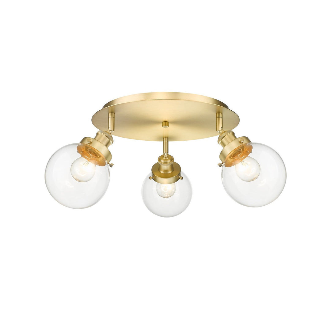 Innovations Downtown Urban 916-3C-SG-G202-6 Ceiling Light - Satin Gold