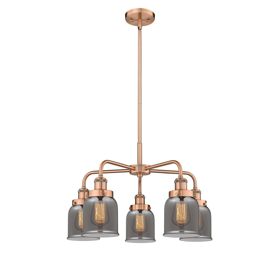 Innovations Downtown Urban 916-5CR-AC-G53 Chandelier Light - Antique Copper