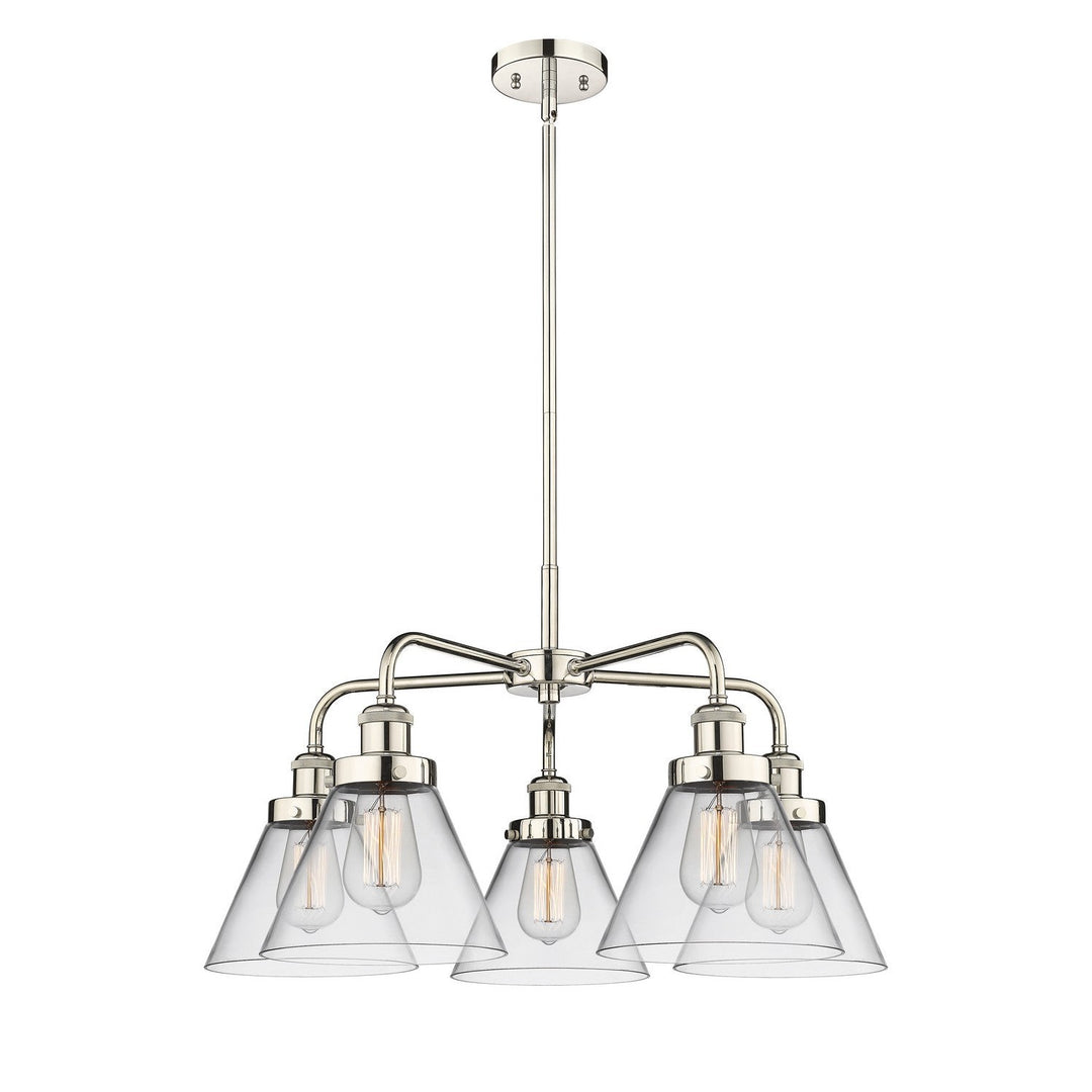 Innovations Downtown Urban 916-5CR-PN-G42 Chandelier Light - Polished Nickel