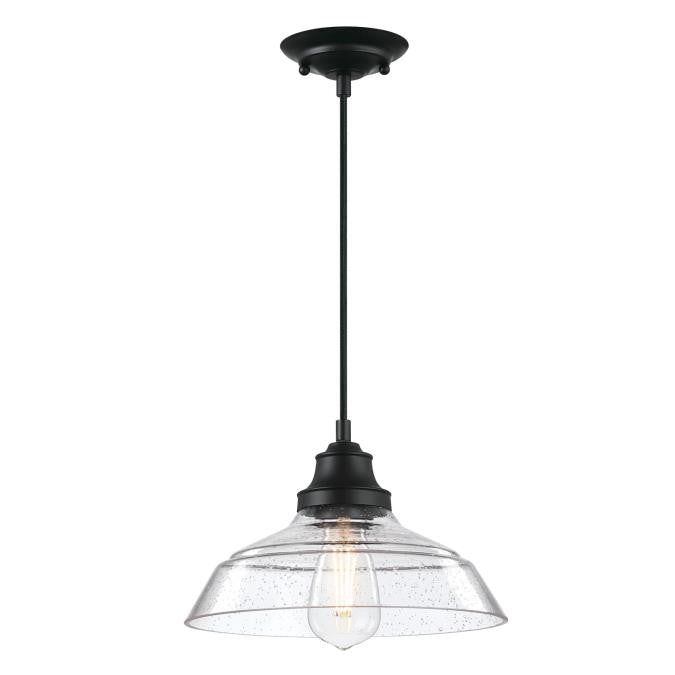 Westinghouse Iron Hill 6132200 Pendant Light - Matte Black