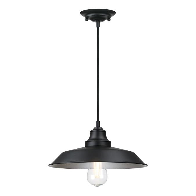 Westinghouse Iron Hill 6132300 Pendant Light - Matte Black