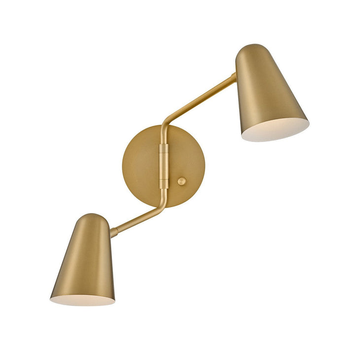 Lark Lighting 83542LCB Modern Birdie Lamp Lacquered Brass