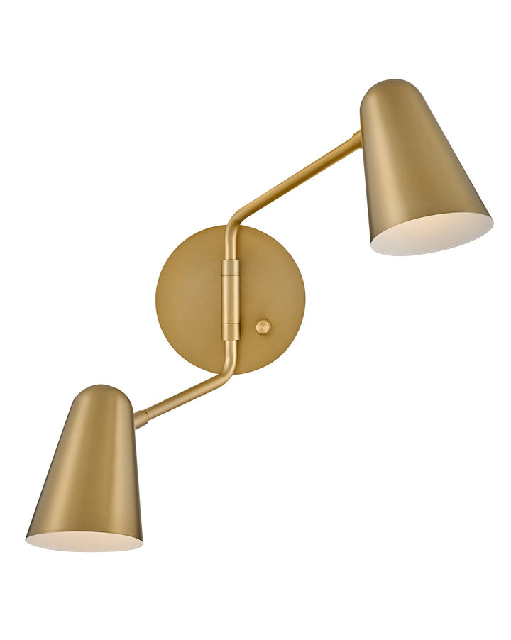 Lark Lighting 83542LCB Modern Birdie Lamp Lacquered Brass