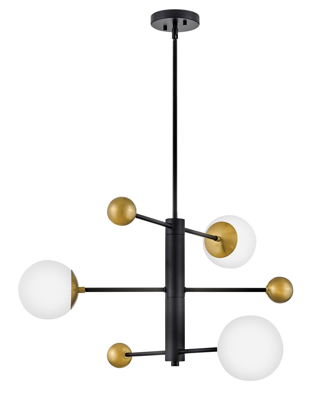 Lark Auggie 83573BK Chandelier Light - Black