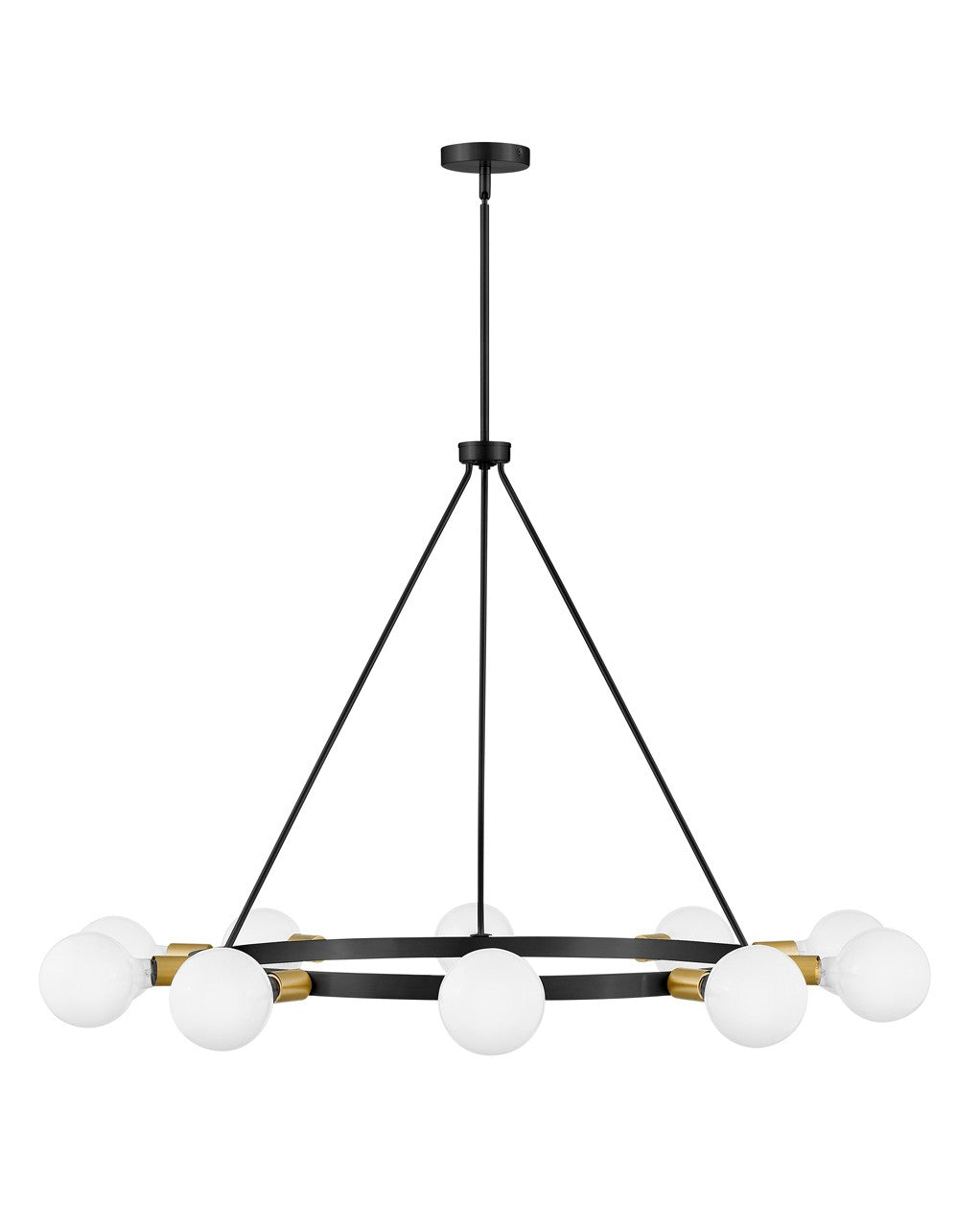 Lark Orla 83610BK Chandelier Light - Black