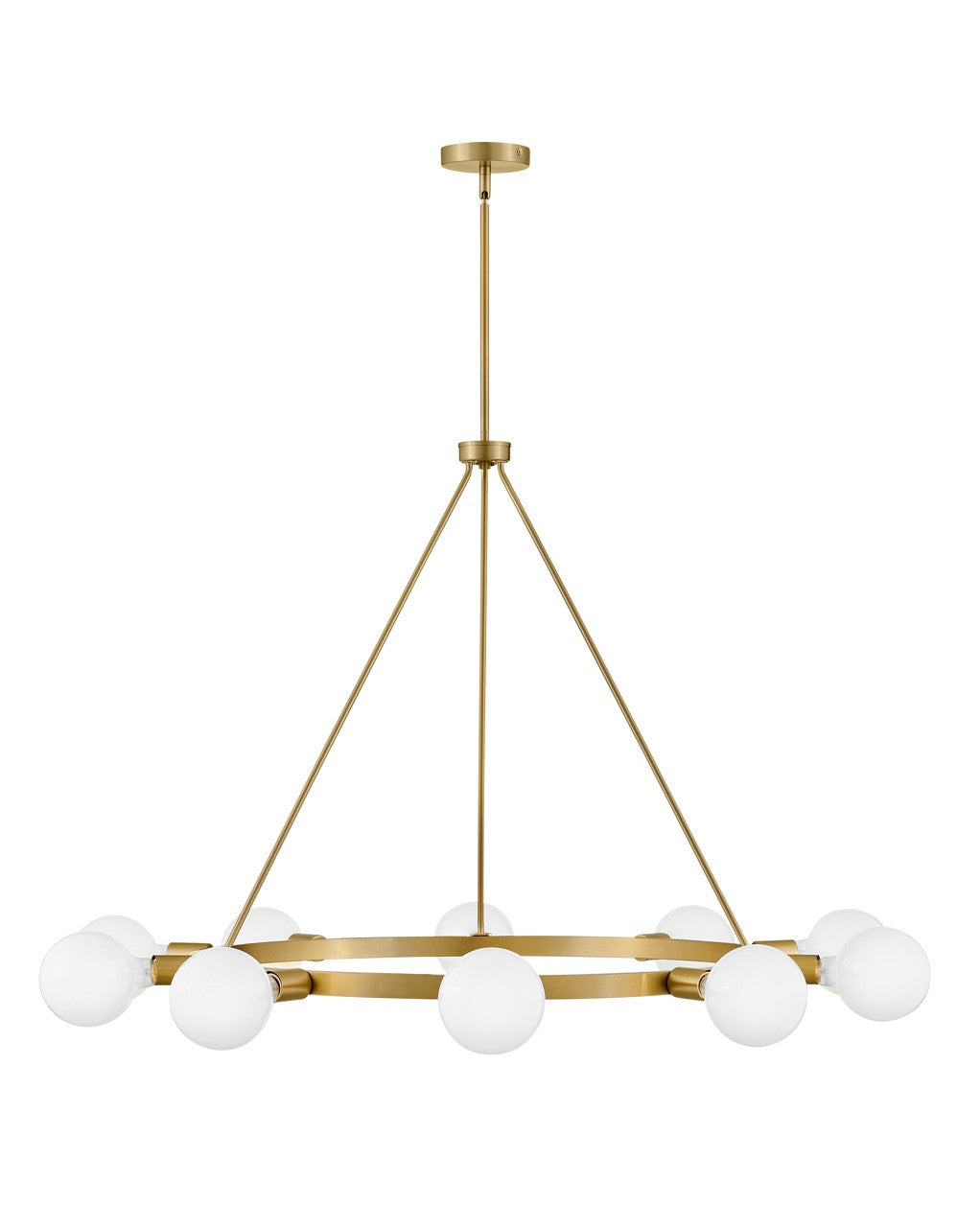 Lark Orla 83610LCB Chandelier Light - Lacquered Brass