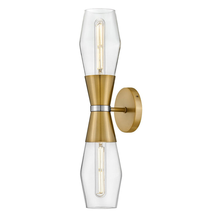 Lark Livie 83902LCB Wall Sconce Light - Lacquered Brass