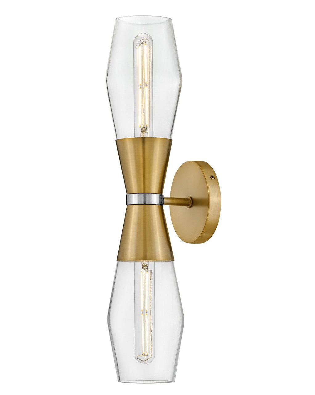 Lark Livie 83902LCB Wall Sconce Light - Lacquered Brass