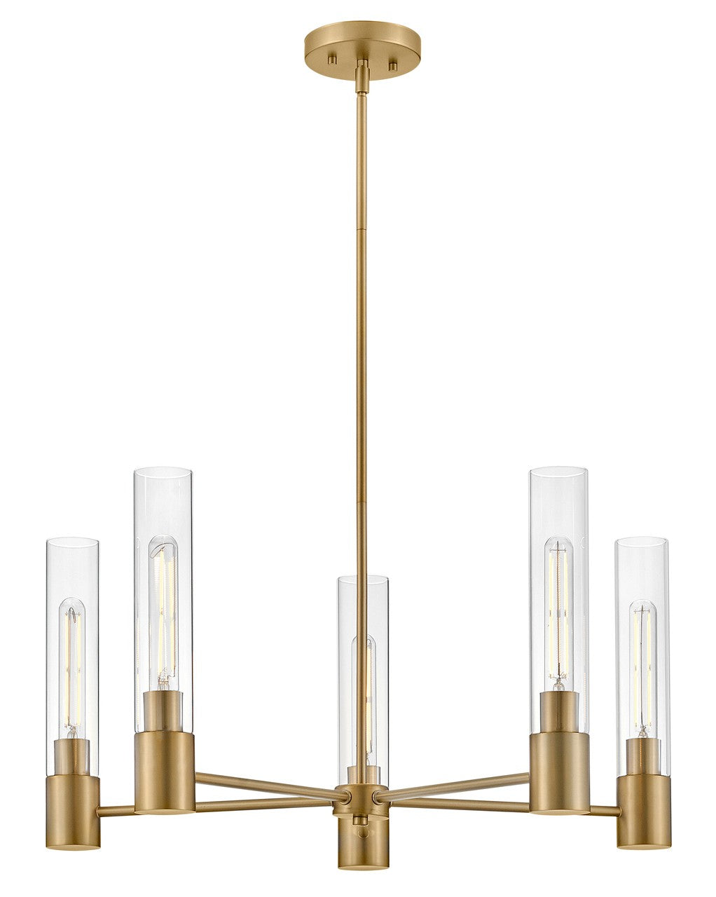 Lark Shea 85405LCB Chandelier Light - Lacquered Brass