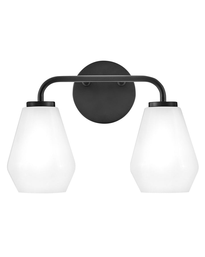 Lark Gio 85502BK Bath Vanity Light 15 in. wide - Black