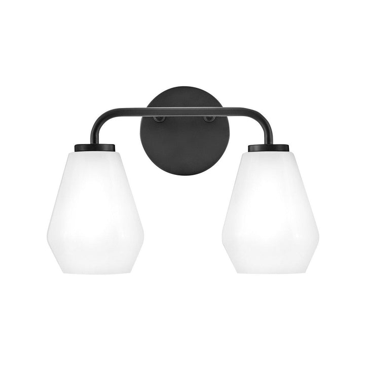 Lark Gio 85502BK Bath Vanity Light 15 in. wide - Black