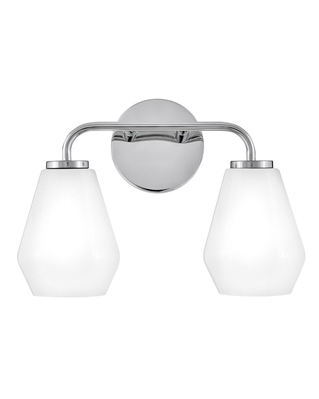 Lark Gio 85502CM Bath Vanity Light 15 in. wide - Chrome