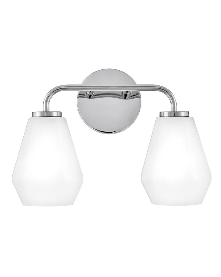 Lark Gio 85502CM Bath Vanity Light 15 in. wide - Chrome