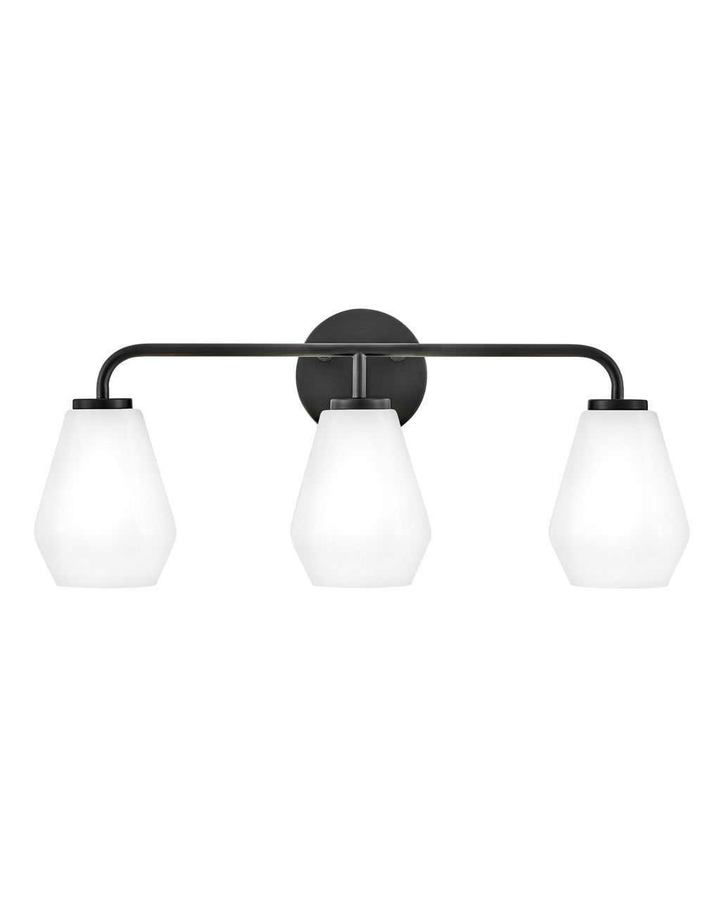 Lark Gio 85503BK Bath Vanity Light 24 in. wide - Black