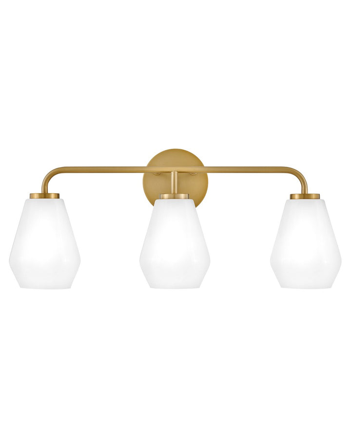 Lark Gio 85503LCB Bath Vanity Light 24 in. wide - Lacquered Brass