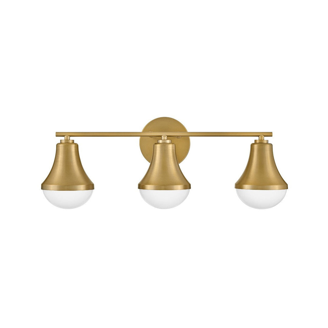 Lark Haddie 85513LCB Bath Vanity Light 24 in. wide - Lacquered Brass