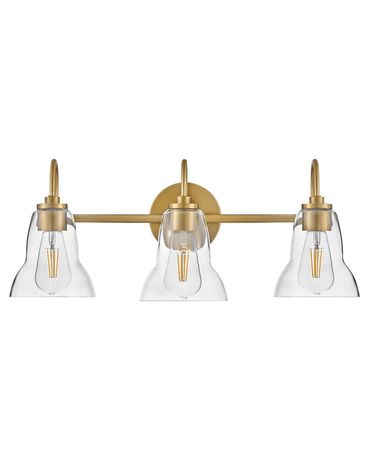 Lark Vera 85563LCB Bath Vanity Light 24 in. wide - Lacquered Brass