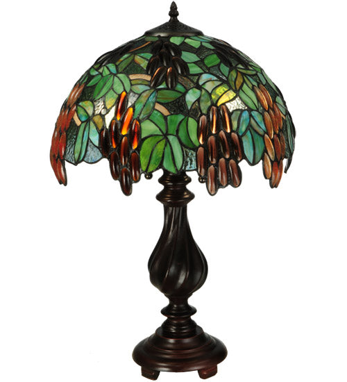 Meyda Tiffany Lighting 134529 Murlo Two Light Table Lamp Lamp Bronze / Dark