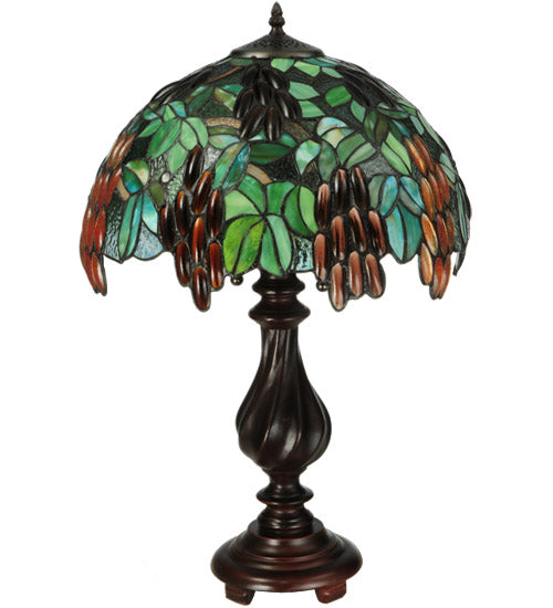 Meyda Tiffany Lighting 134529 Murlo Two Light Table Lamp Lamp Bronze / Dark