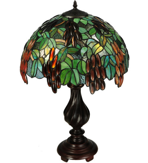 Meyda Tiffany Lighting 134529 Murlo Two Light Table Lamp Lamp Bronze / Dark