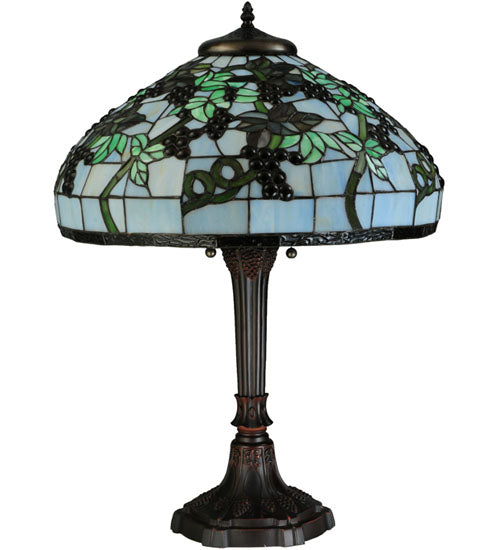 Meyda Tiffany Lighting 134538 Veneto Two Light Table Lamp Lamp Bronze / Dark