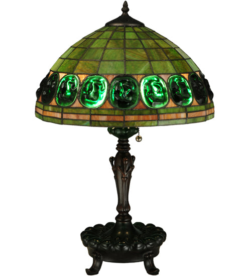 Meyda Tiffany Lighting 134539 Turtleback Two Light Table Lamp Lamp Bronze / Dark