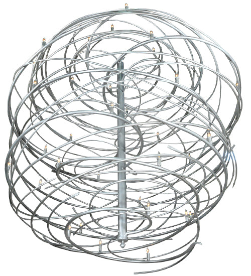 Meyda Tiffany Cyclone 134563 Chandelier Light - Pewter