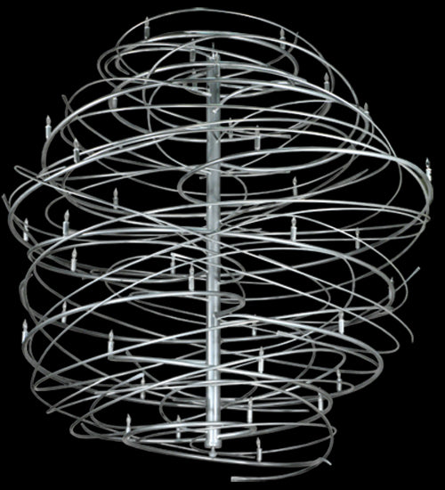 Meyda Tiffany Cyclone 134563 Chandelier Light - Pewter