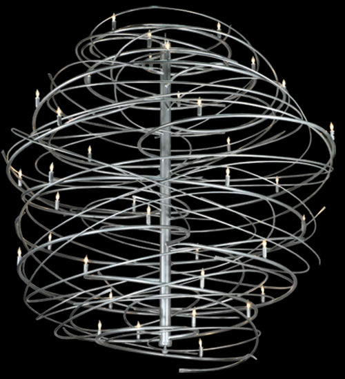 Meyda Tiffany Cyclone 134563 Chandelier Light - Pewter
