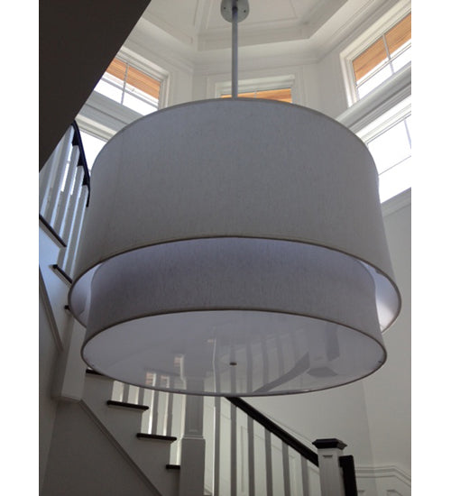 Meyda Tiffany Cilindro 134583 Pendant Light - Nickel