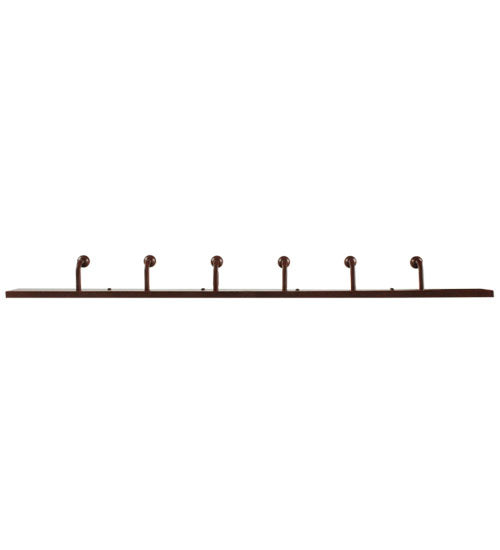 Meyda Tiffany Lighting 134606 Bear On The Loose 6 Hooks Coat Rack Home Decor Bronze / Dark