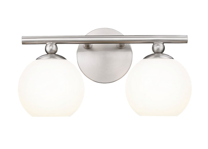 Z-Lite Neoma 1100-2V-BN Bath Vanity Light 14 in. wide - Brushed Nickel