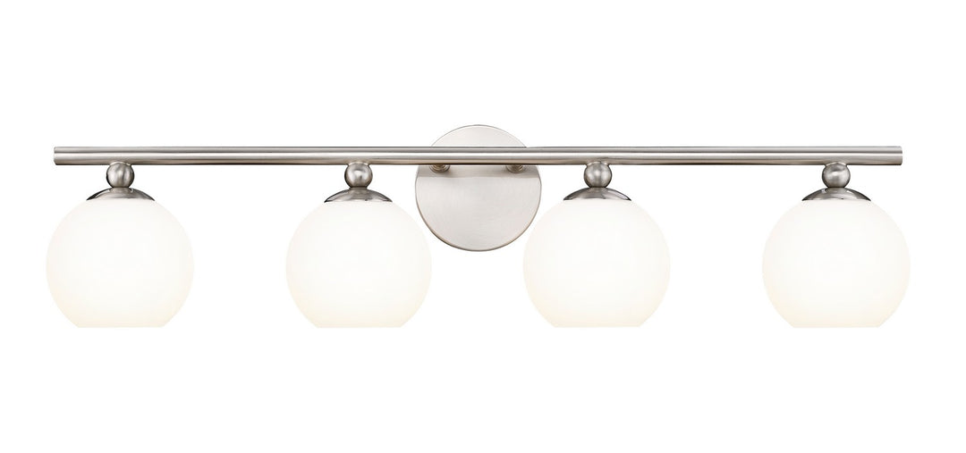 Z-Lite Neoma 1100-4V-BN Bath Vanity Light 30 in. wide - Brushed Nickel