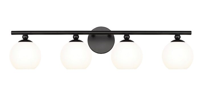 Z-Lite Neoma 1100-4V-MB Bath Vanity Light 30 in. wide - Matte Black