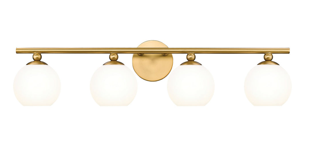 Z-Lite Neoma 1100-4V-MGLD Bath Vanity Light 30 in. wide - Modern Gold