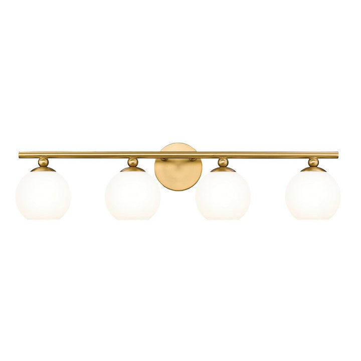 Z-Lite Neoma 1100-4V-MGLD Bath Vanity Light 30 in. wide - Modern Gold