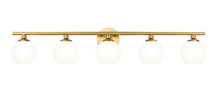 Z-Lite Neoma 1100-5V-MGLD Bath Vanity Light 39 in. wide - Modern Gold