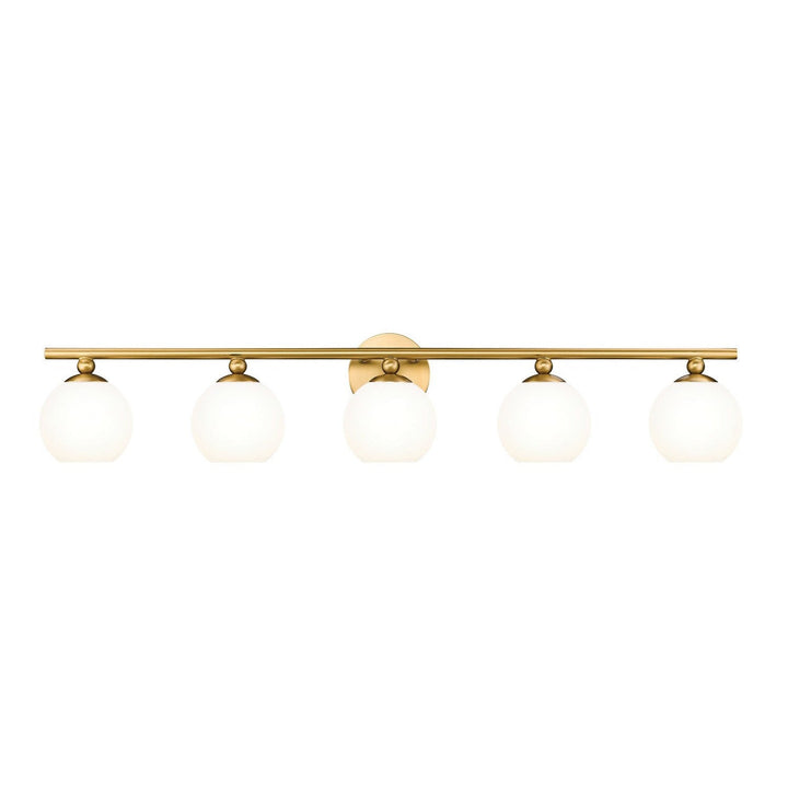 Z-Lite Neoma 1100-5V-MGLD Bath Vanity Light 39 in. wide - Modern Gold