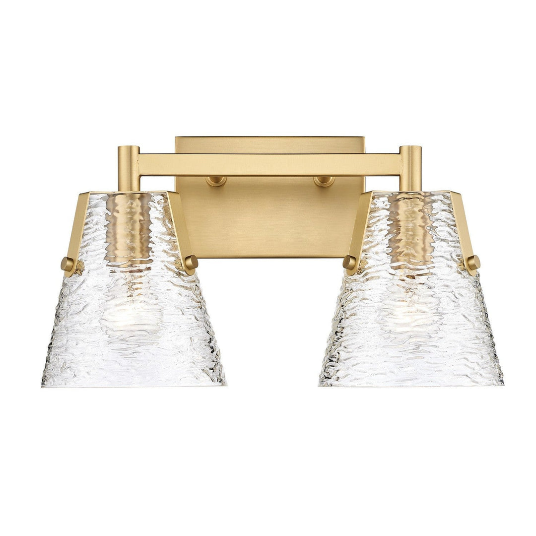 Z-Lite Analia 1101-2V-MGLD Bath Vanity Light 17 in. wide - Modern Gold