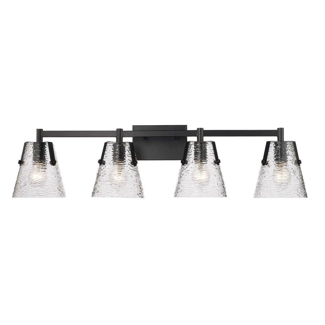 Z-Lite Analia 1101-4V-MB Bath Vanity Light 36 in. wide - Matte Black