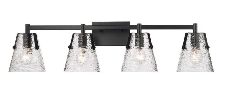 Z-Lite Analia 1101-4V-MB Bath Vanity Light 36 in. wide - Matte Black