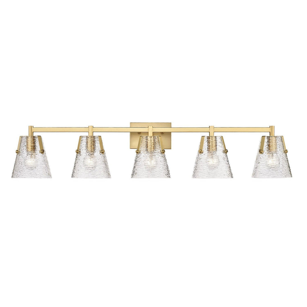 Z-Lite Analia 1101-5V-MGLD Bath Vanity Light 46 in. wide - Modern Gold