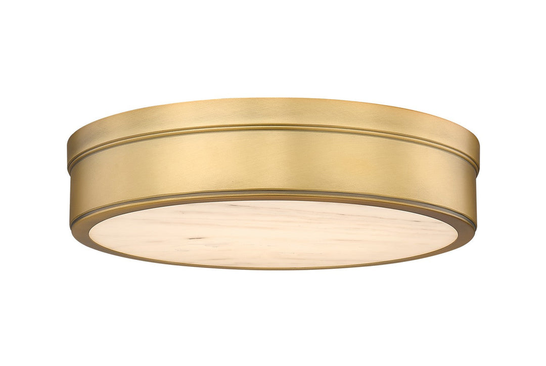Z-Lite Anders 1944F15-RB-LED Ceiling Light - Rubbed Brass